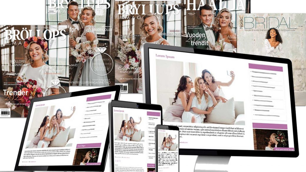 Nordic Bridal Media – nu heter vi vad vi är!